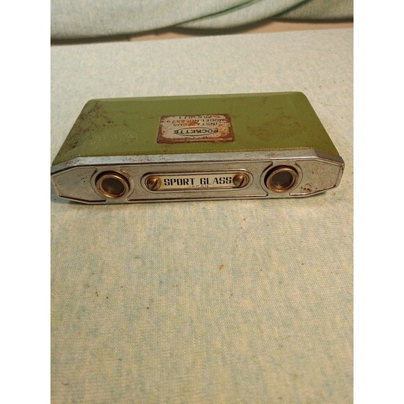 Vintage Pockette Folding Sport Glass w Original Box 2.5X Fixed Focus Opera Glass - Picture 3 of 4